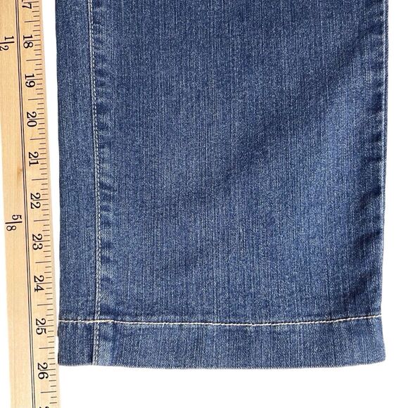 NWT NYDJ Audrey Straight Ankle Jeans Maryland Wash Size 14W Embellished Pockets - Picture 14 of 16